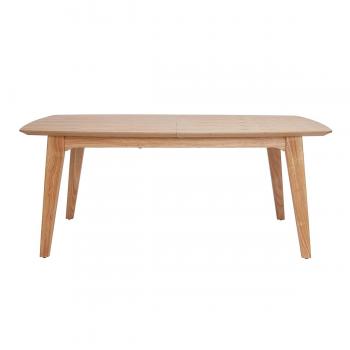 Mesa extensible nórdica de contrachapado de roble 180-230 cm FIFTIES