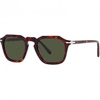 Persol PO3292S 24/31 Unisex Square Havana Sunglasses