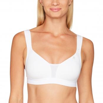 Odlo Bra Comfort High – Sujetador Deportivo, Mujer, Sports Bra Comfort High, Blanco, 70