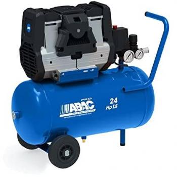 Compresor de aire silencioso ABAC Pole Position OS20P, 24 litros, 2,0 Hp