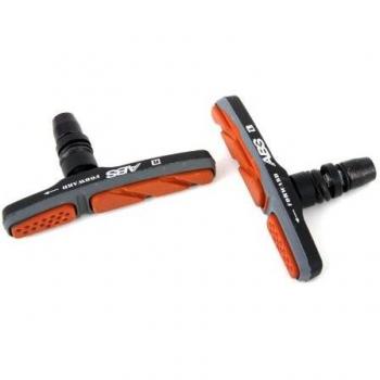 MSC Bikes ABS1 - Zapatas para V-Brake con ABS de Ciclismo, Color Negro