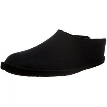 Haflinger Flair Smily Unisex Black Carpet Slippers Size 37