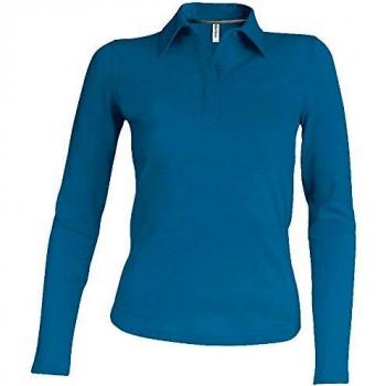 Polo de manga larga para mujer Kariban