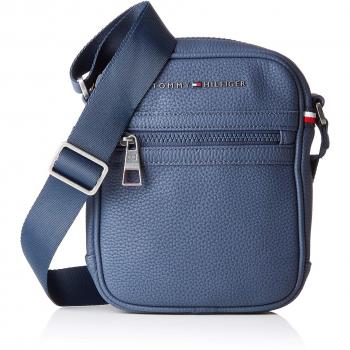 Tommy Hilfiger - Essential Mini Reporter Ii, Shoppers y bolsos de hombro Hombre, Azul