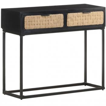 Mesa Consola de Madera Maciza de Mango 90x35x76 cm