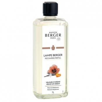 Recarga Lámpara Catalítica Lampe Berger 1L - Velours d'Orient - Perfuma y Purifica, Difusión Fina y Duradera