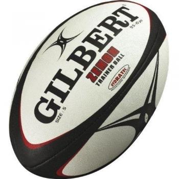 Gilbert Zenon - Balón de rugby, color negro / rojo, talla 5