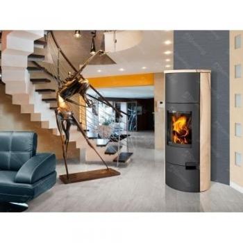 Chimenea Horno wasserführend romotop Lugo 04 Agua arenisca 14 KW