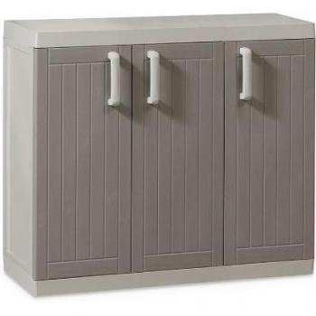 Toomax Wood Line S - Mueble bajo, 3 puertas, 2 estantes