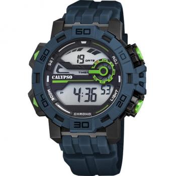 Reloj Digital Calypso For Man K5809/2 con Correa de Caucho Azul