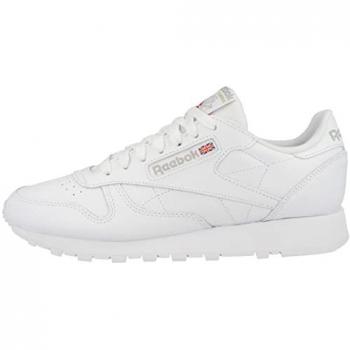 Reebok Classic Leather Sneakers - White - Size 40.5 - Men's Leather Footwear