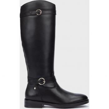Pikolinos Puertollano W3C-9632 Leather Women's Knee High Boots - Colour: Black