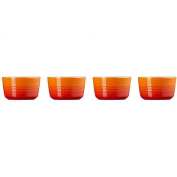 Le Creuset - Set de 4 mini ramekines de cerámica de gres Le Creuset