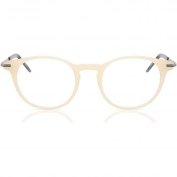 Gafas Recetadas Oval Montuta Completa Plástico Blancas para Hombre - Gafas Anti-Azules - SmartBuy Collection