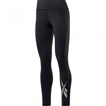 Reebok TS Lux Tight 2.0-Graphic Mallas, Mujer, Negro/Plamat, L/S