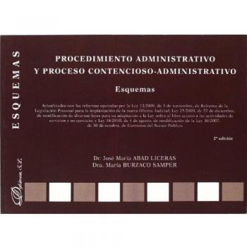 Procedimiento Administrativo y Proceso Contencioso-Administrativo. Esquemas.