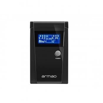 UPS ARMAC OFFICE 850E LCD con Pantalla LCD y 2 Salidas Francesas de 230V en Caja Metálica