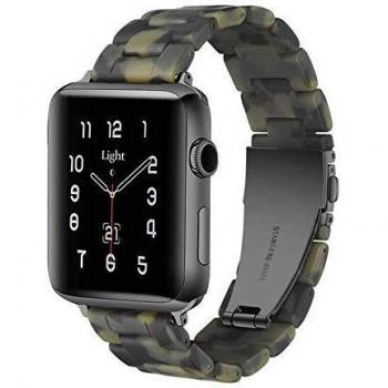 Light Compatible con Apple Watch Correa 38mm 40mm, Brazalete con Hebilla de Acero Inoxidable para iWatch Series SE 6 5 4 3 2 1
