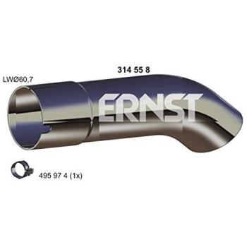 Tubo de escape ERNST 332491 para FORD Transit Mk6 Camión a Plataforma / Chasis