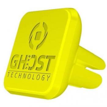 Soporte Magnético para Auto Celly Ghost Vent Amarillo para Smartphone