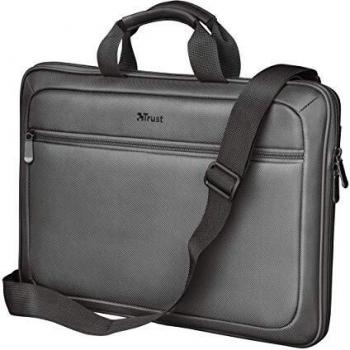 Trust York Funda Protectora Tipo Estuche para Ordenadores portátiles de 15, 6, Gris