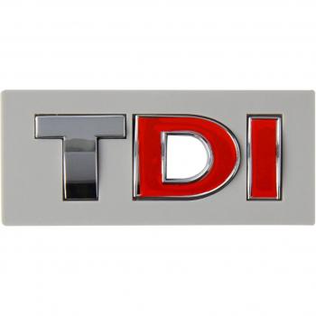 Sumex Log1436 - Emblema  Tdi  Cromado -Rojo, 28X80 mm