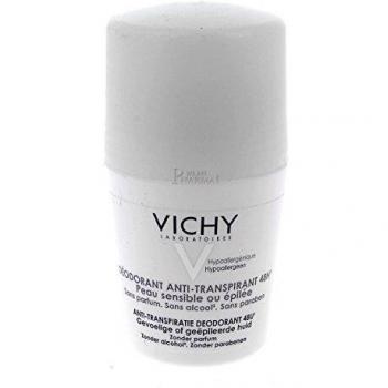 Vichy Soothing Anti-Perspirant Roll-On for Sensitive or Waxed Skin 50ml