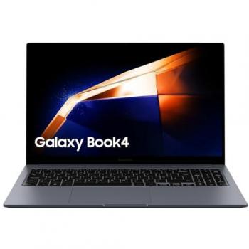 Portátil Samsung Galaxy Book4 15.6 FHD, Intel Core i5-120U, 16GB RAM, 512GB SSD, Gráficos Intel Iris Xe, Windows 11 Home, Plata