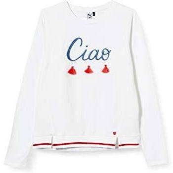 3 Pommes 3q15024 Sweat Sudadera, Blanco