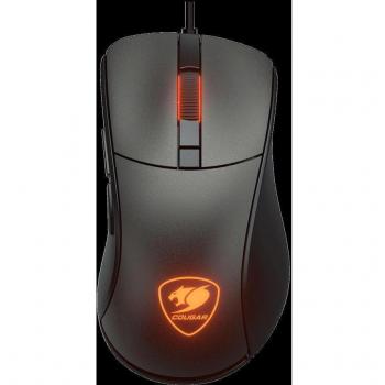 Cougar Surpassion EX Ratón Gaming 6400 DPI USB Iluminación RGB 6 Botones Uso Diestro Cable de 1.80m Negro