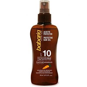 Babaria Aceite Protector Solar Zanahoria Spf10, 100 Mililitros