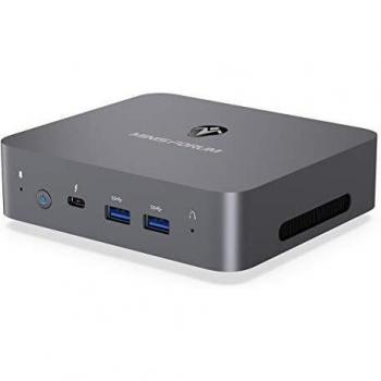 Minis Forum Mini PC Intel Core i3-1005G1 Processor 16GB RAM + Optane 16GB + 1TB SATA HDD Windows 10 Pro Intel WiFi6 BT 5.1 / USB 3.1 x2 /USB 2.0 x2 / RJ45 x 2 / 4K HDMI 2.0 / 5K Display / 5K USB-C