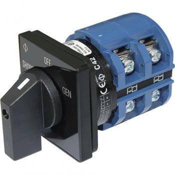 Blue Sea Systems 9011 AC Source Selection Rotary Switch 120VAC 65 Amp Off + 2 Position