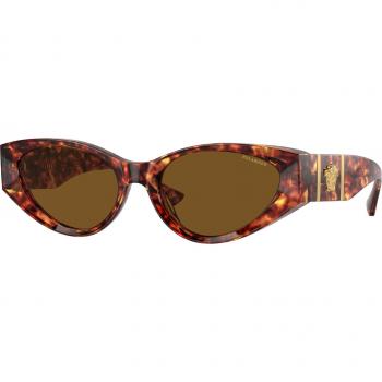 Versace VE4454 Polarized Women's Sunglasses Tortoiseshell Cat Eye Size 55