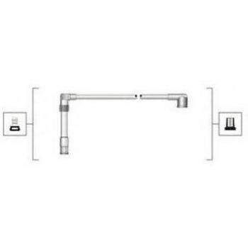 Juego de cables de encendido MAGNETI MARELLI 941319170082