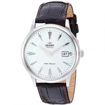 Orient Men's Automatic Analog Watch with Leather Strap - FAC00005W0, Classic Design, 5 ATM Water Resistance