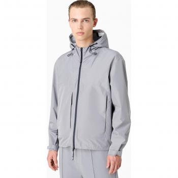Emporio Armani Men's Light Jacket Monument Ss24 Gray Size M