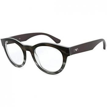 Emporio Armani 0EA4141 Sunglasses, Striped Brown/Uva Uvb Transparent, 50/21/145