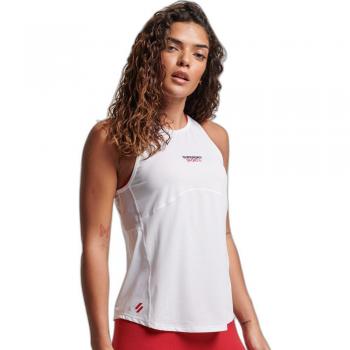 Camiseta Sin Mangas Superdry Active Mujer Blanca XS