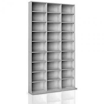 Estante para CDs Jukebox Vicco, Blanco, 102 x 178 cm