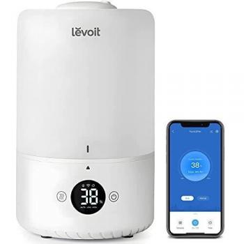 LEVOIT Top-Fill Humidificador 3L a Bebés, Humidificador Ultrasónico de Vapor Frío y Difusor con 25H, <28dB Silencioso AUTO Modo, Compatible con Alexa y APP, Temporizador, Sin BPA a Dormitorio Oficina