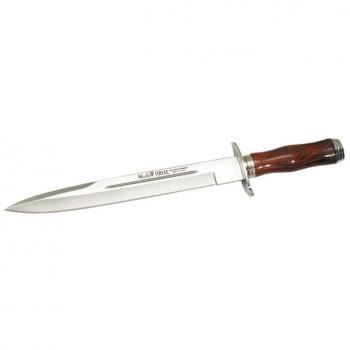 Cuchillo de Caza Muela Urial URIAL-26CO con Puño de Madera Cocobolo y Detalles en Acero Inoxidable