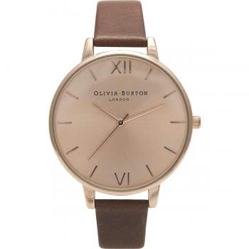 Reloj de Cuarzo Olivia Burton Mujer 38mm Rosa/Marrón