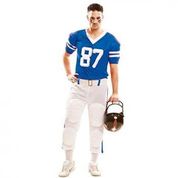 Disfraz de Jugador de Fútbol Americano Azul para Hombre