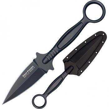 COLD STEEL 36MF Fixed Blade Knife, 3.5 Inch Blade Length, Drop Forged Battle Ring II, 52100 High Carbon Steel