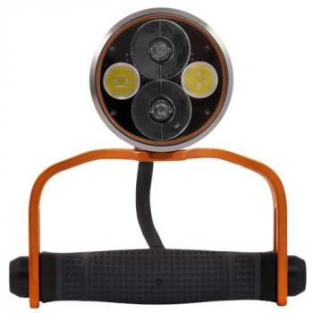 Apeks Linterna Luna-x Plateado - Linterna de alta potencia, diseño compacto, resistente al agua, batería recargable, múltiples modos de iluminación
