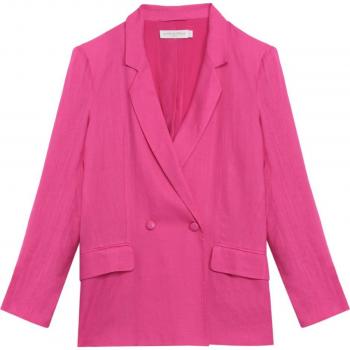 La Petite Étoile Aileen Women's Belted Linen Blazer