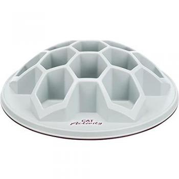 Trixie XXL Cat Activity Snack Hive - Light Gray Strategy Game 35 cm