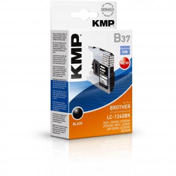 KMP B37 - Cartucho compatible con LC-1240BK, color negro