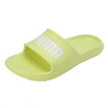 Chanclas Puma Divecat V2 Lite amarillo y verde, ligeras, cómodas, con diseño moderno y suela antideslizante